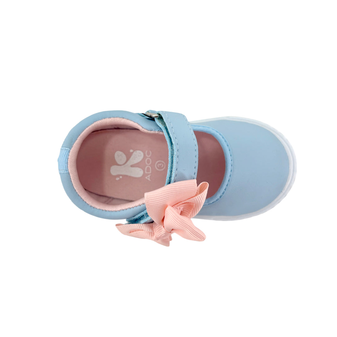 Canvas Indi para infante color celeste