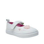 Canvas Hearht para infante color blanco