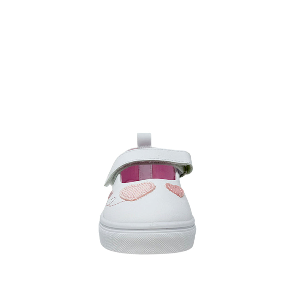 Canvas Hearht para infante color blanco