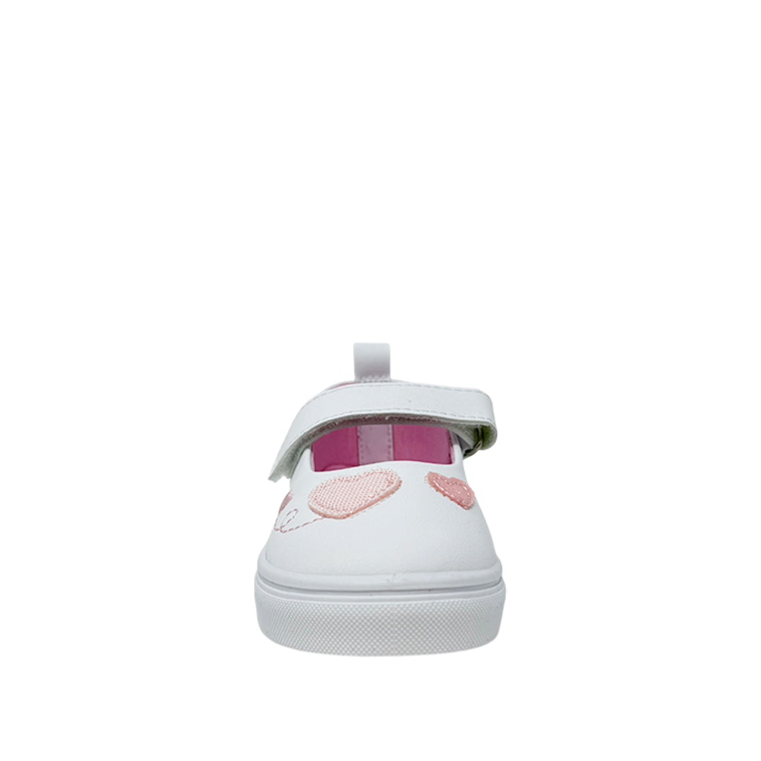 Canvas Hearht para infante color blanco
