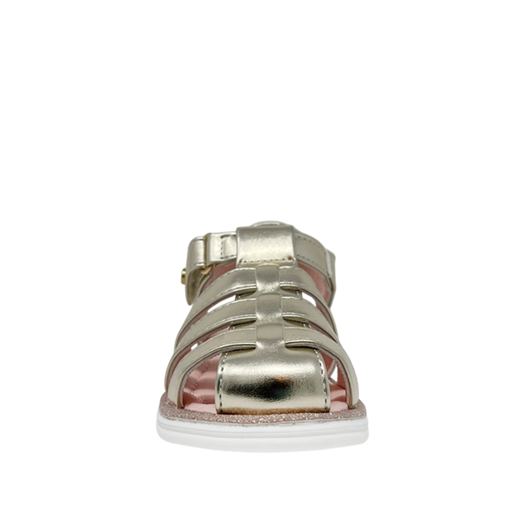 Sandalias Halley para infante color dorado