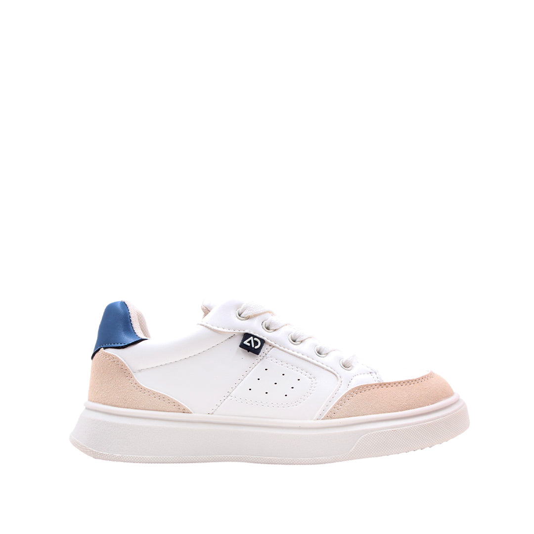 Sneakers Gideon para niño color hueso