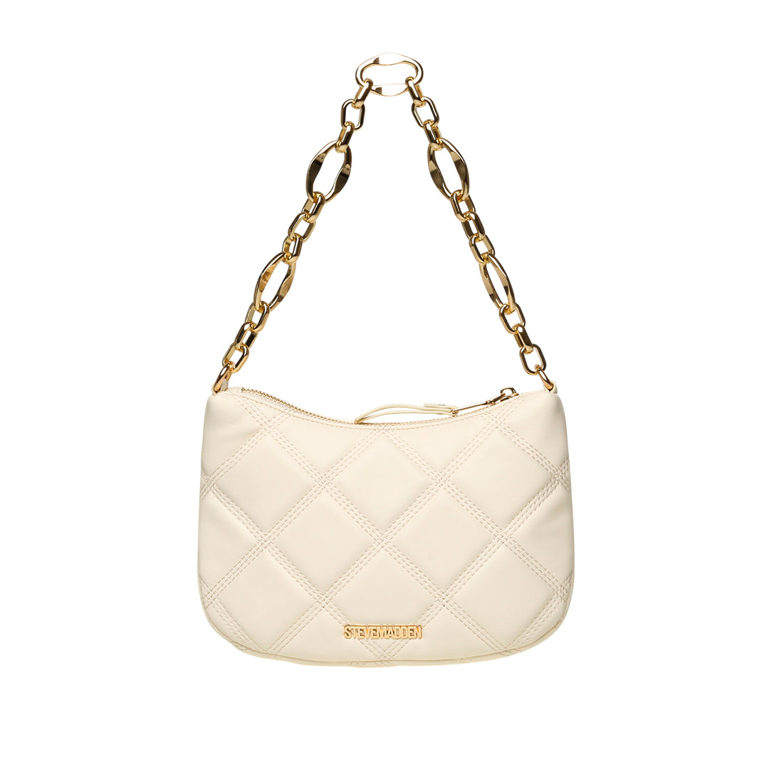 Cartera crossbody Baura para mujer color crema