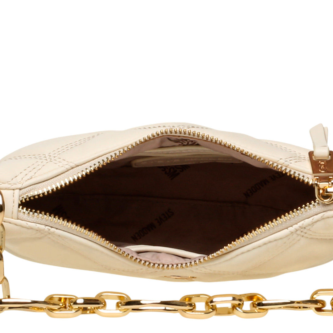 Cartera crossbody Baura para mujer color crema