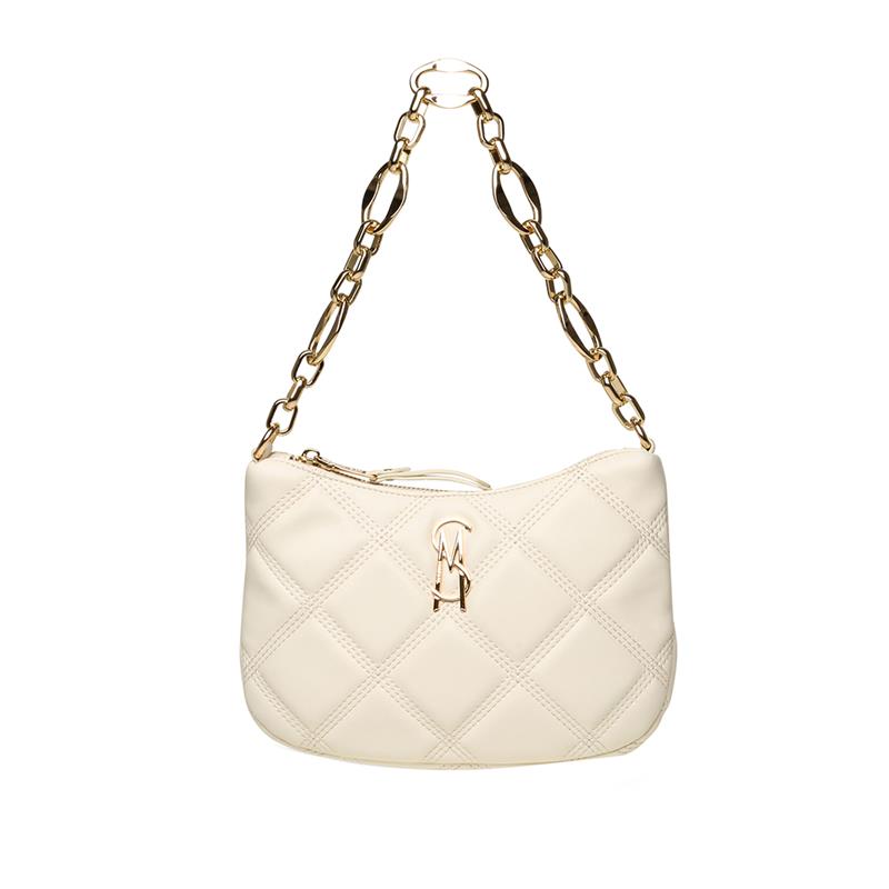 Cartera crossbody Baura para mujer color crema
