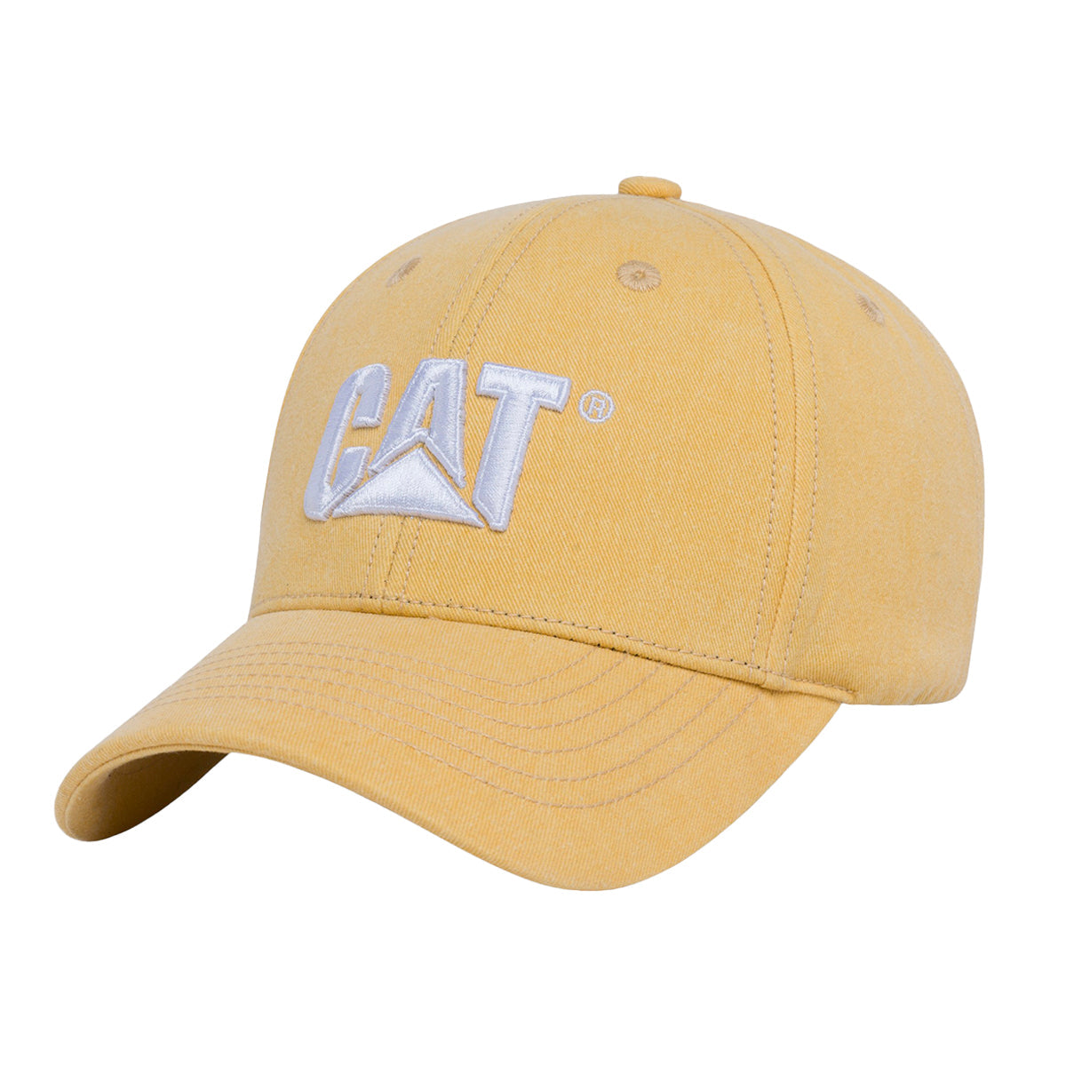 Gorra Cat Logo unisex color amarillo