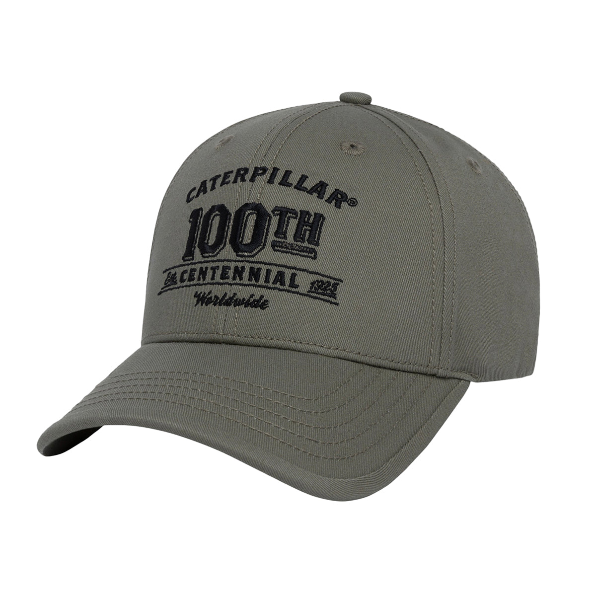 Gorra Caterpillar 100Th unisex color olivo