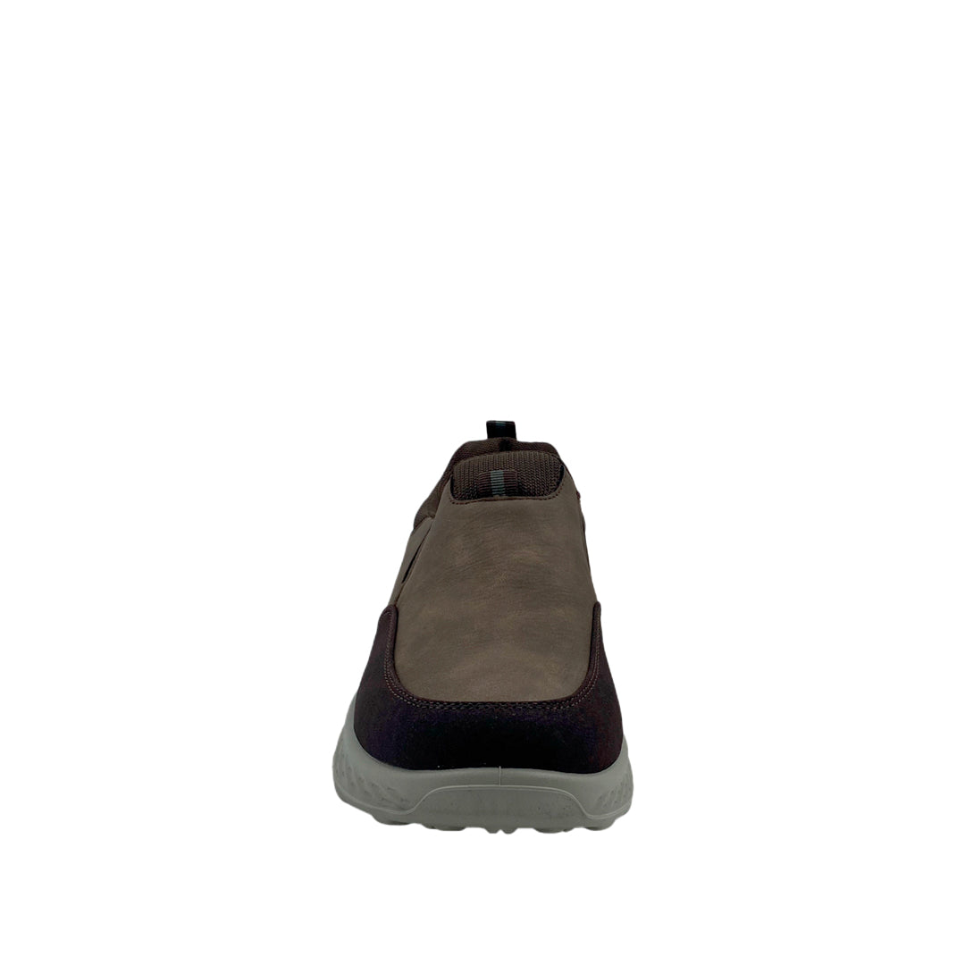 Casuales slip on Mido para hombre color café