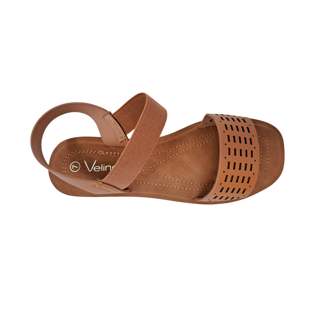 Sandalias flats Marlen para mujer color tan