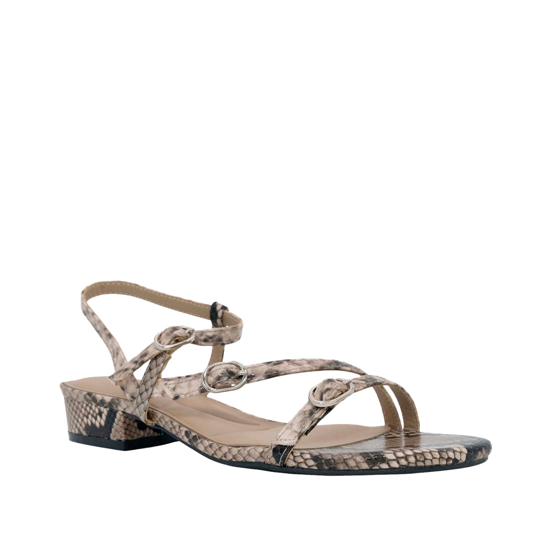 Sandalias de tacón Mel para mujer color gris