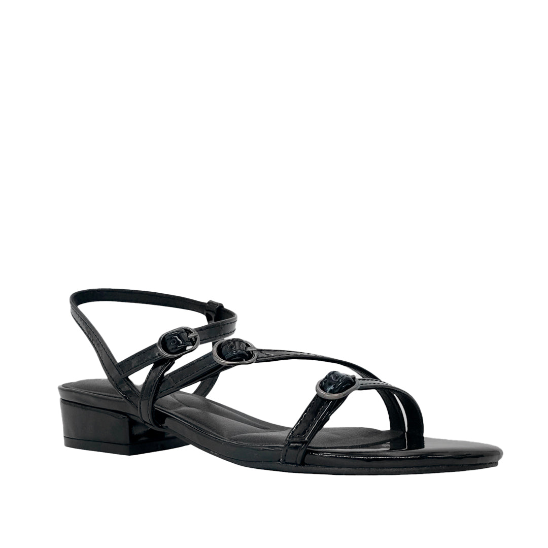 Sandalias de tacón Mel para mujer color negro