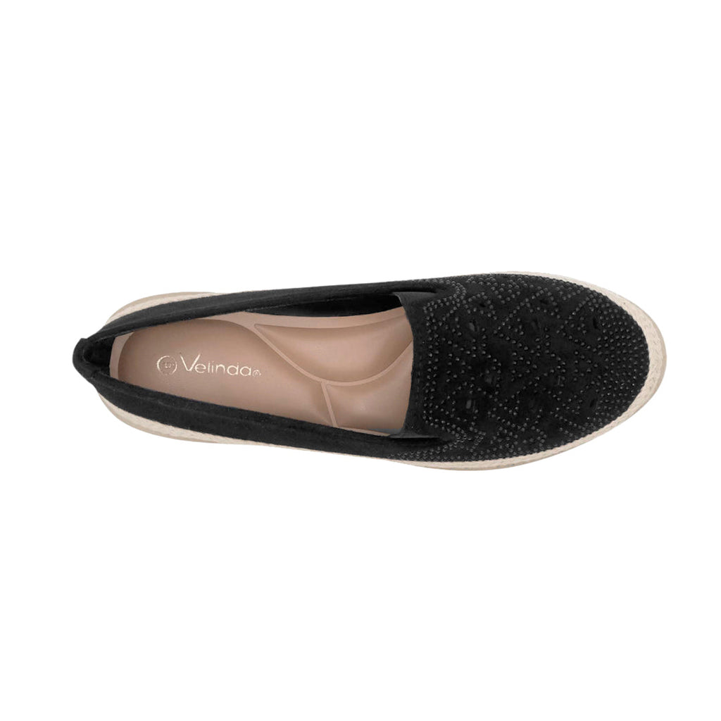 Alpargatas Milen para mujer color negro