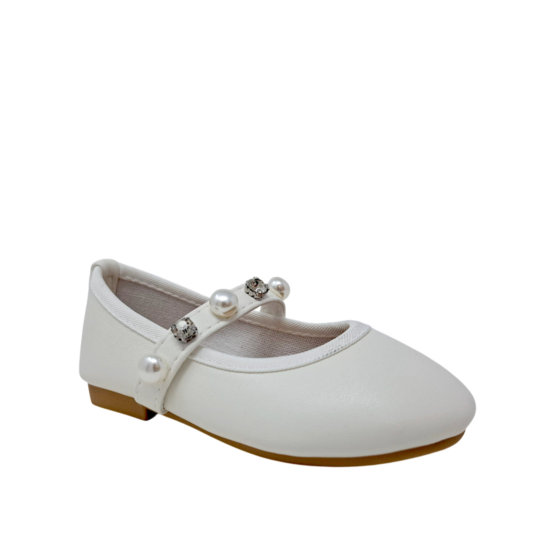 Ballerinas Marie para infante color blanco