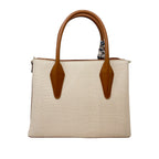 Cartera tote Lena para mujer color beige