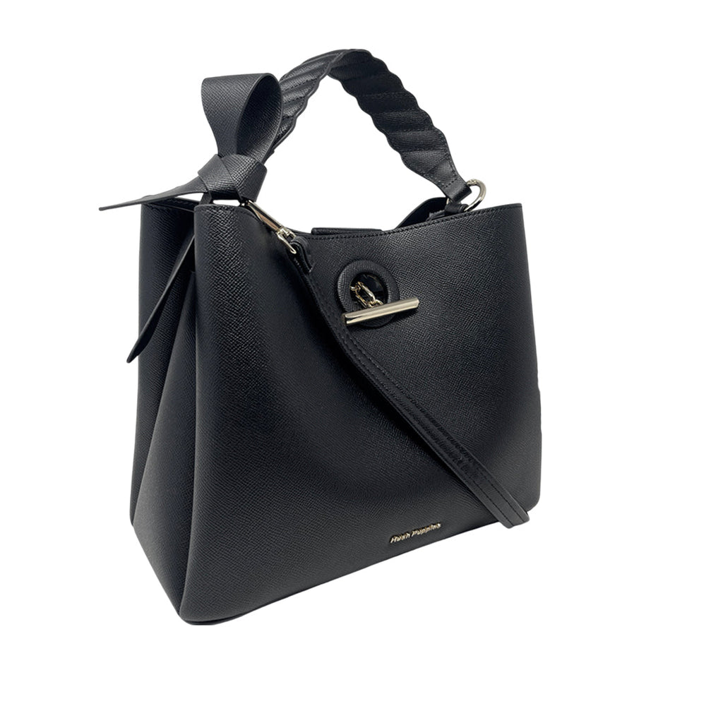 Cartera satchel Livia para mujer color negro