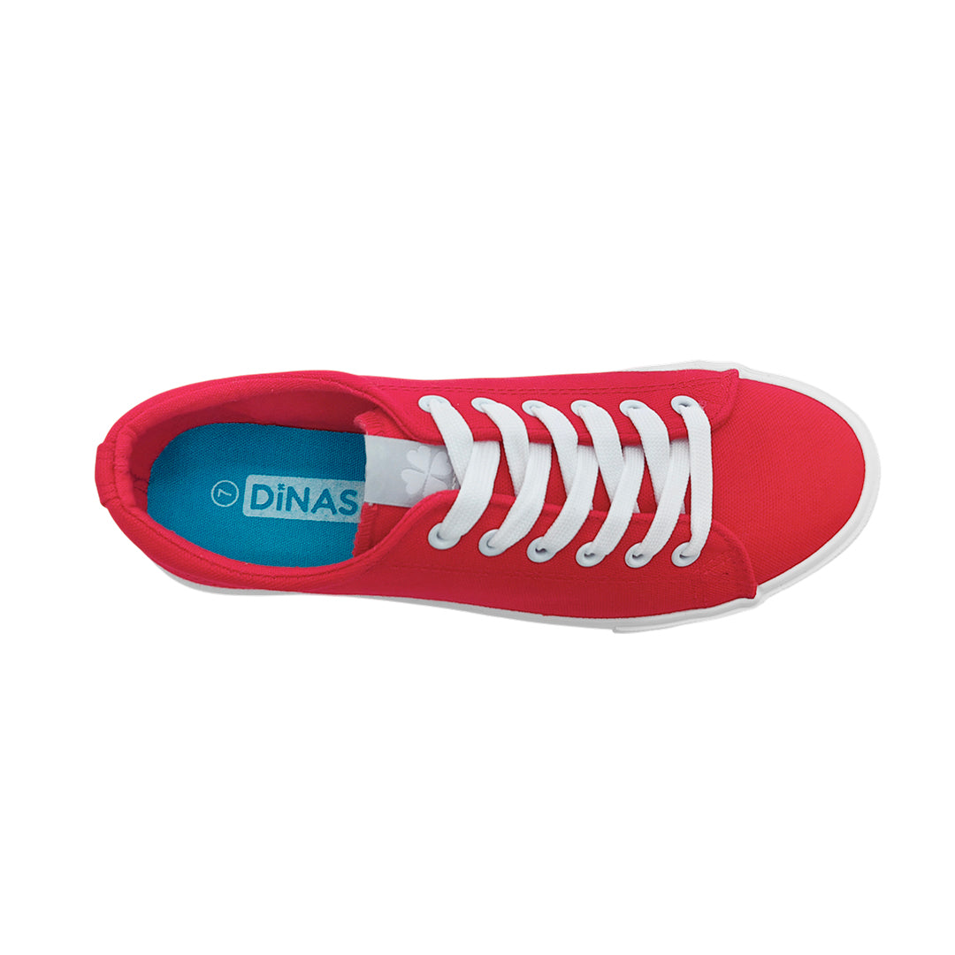 Dinas Danka para mujer color rojo