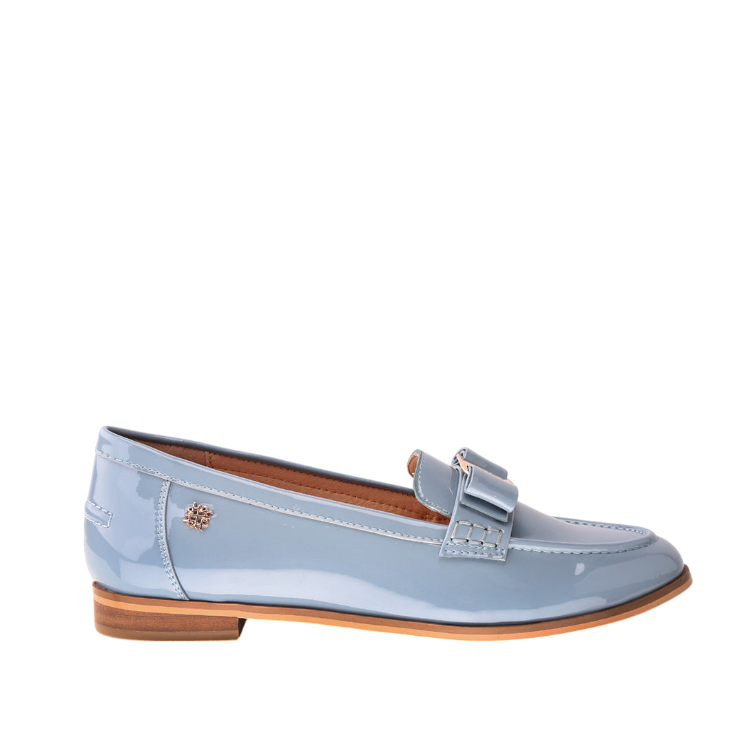 Mocasines Nisa para mujer color celeste