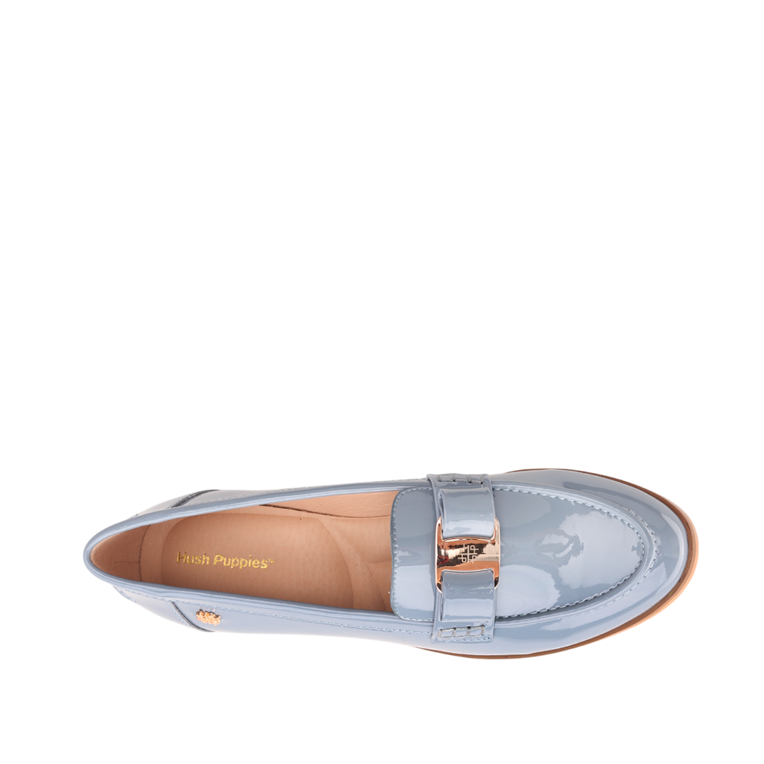 Mocasines Nisa para mujer color celeste