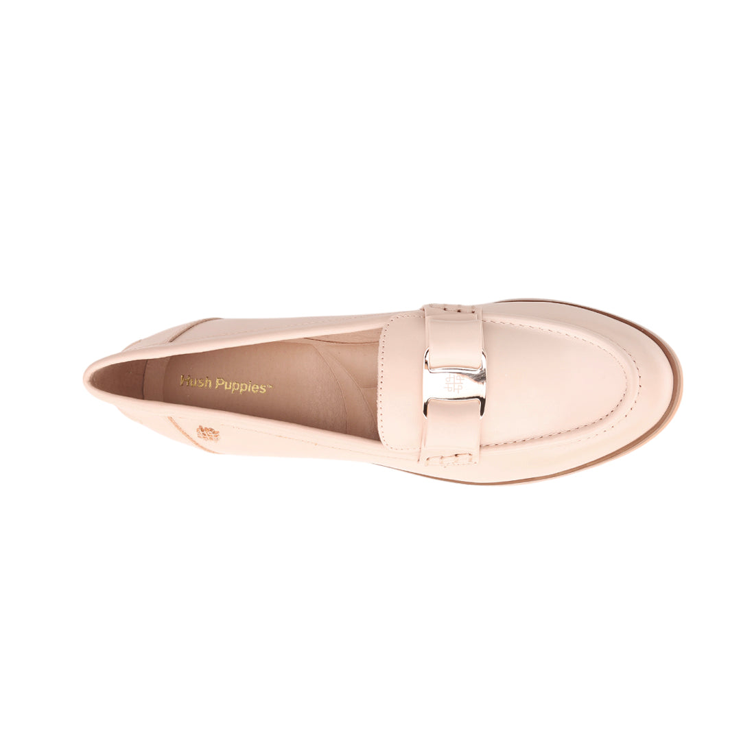 Mocasines Nisa para mujer color nude