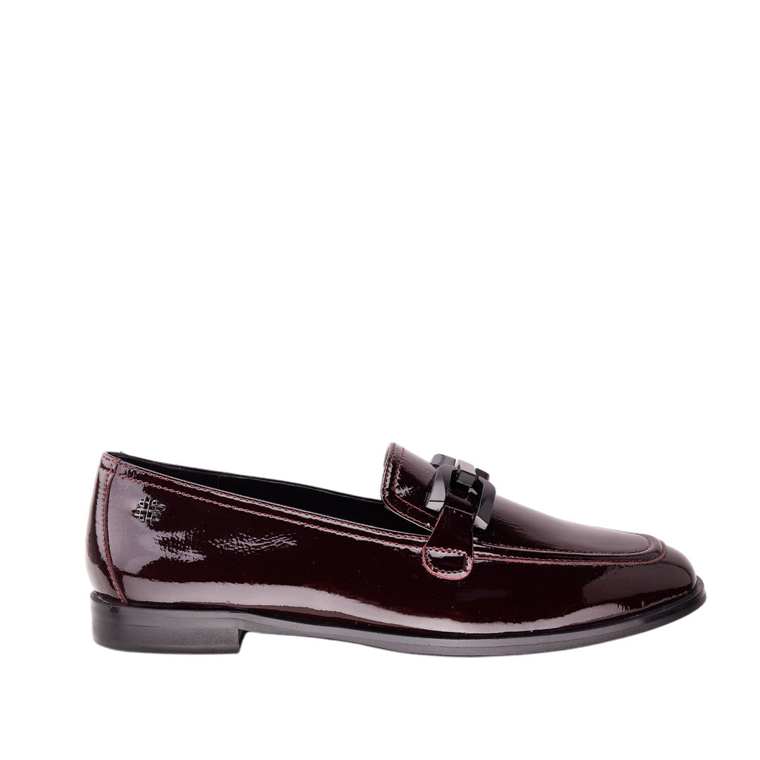 Mocasines Eleonora 4 para mujer color burgundy