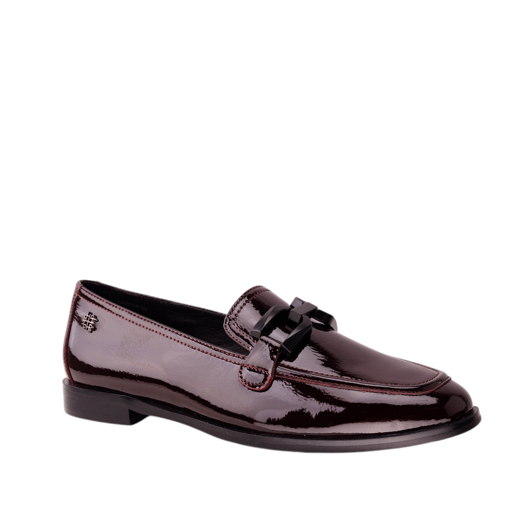 Mocasines Eleonora 4 para mujer color burgundy