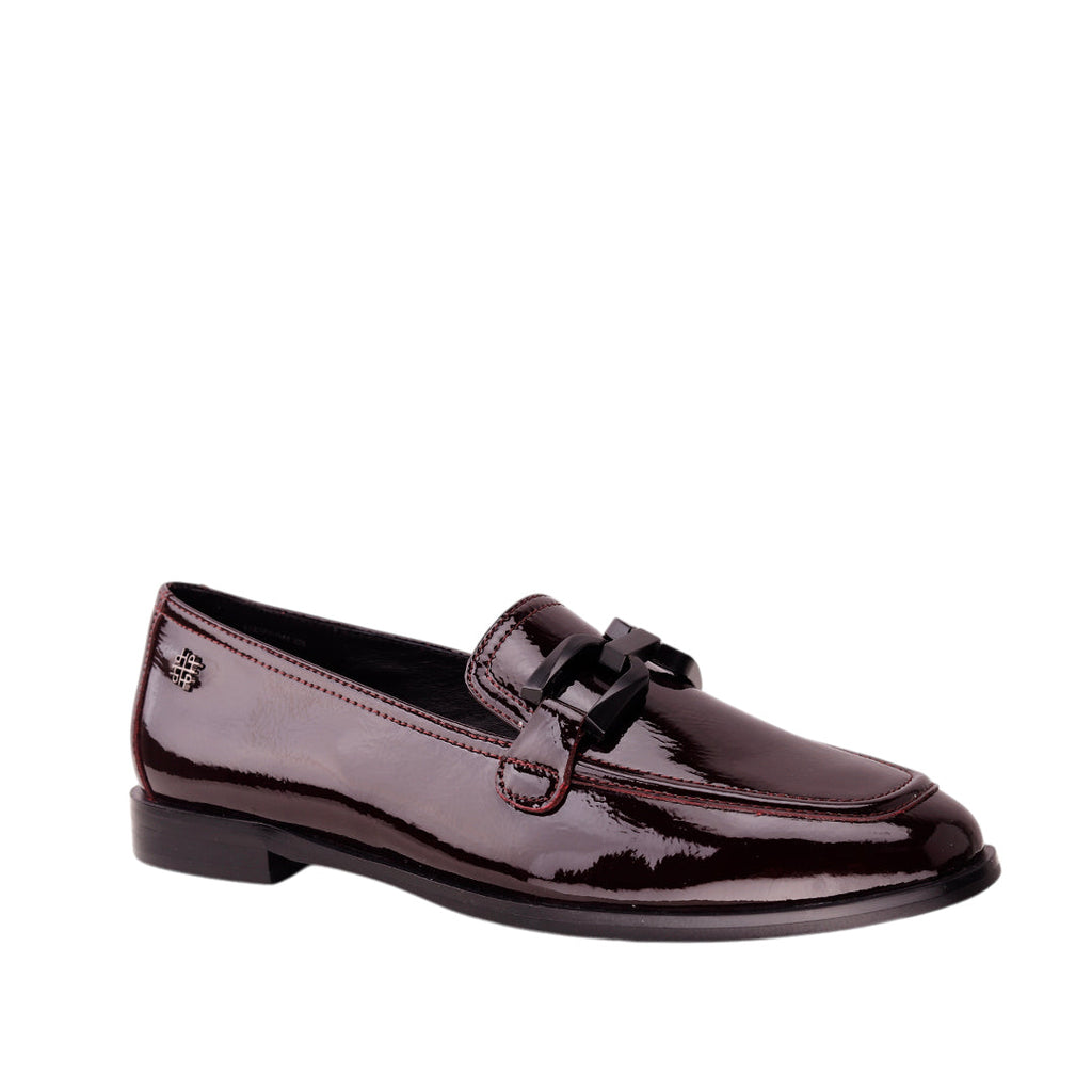 Mocasines Eleonora 4 para mujer color burgundy