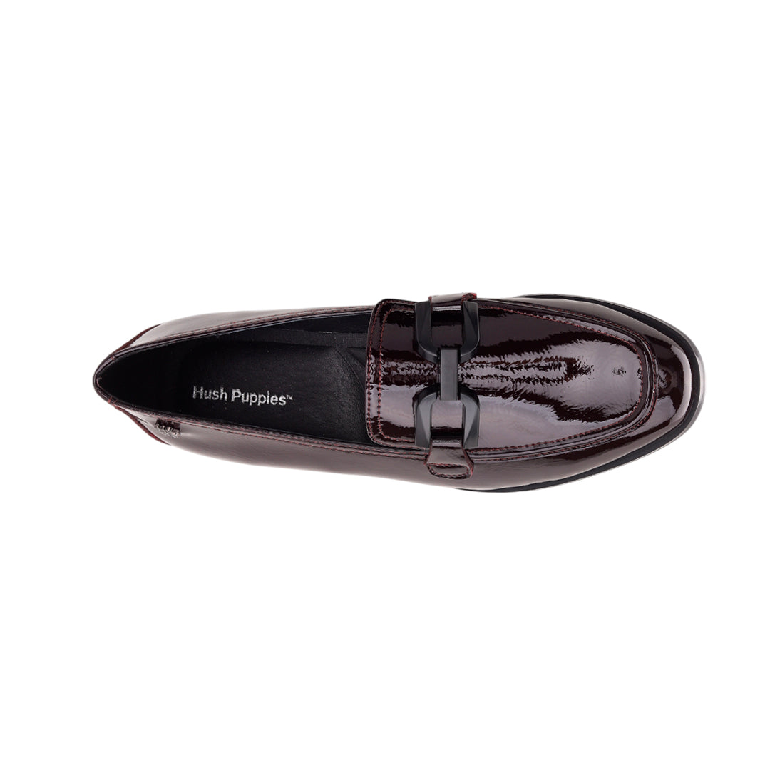 Mocasines Eleonora 4 para mujer color burgundy