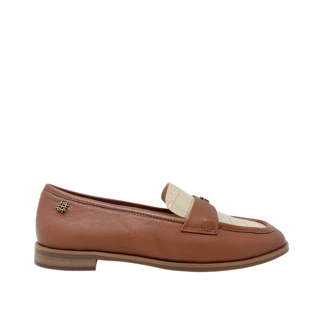 Mocasines Eleonora 3 para mujer color tan