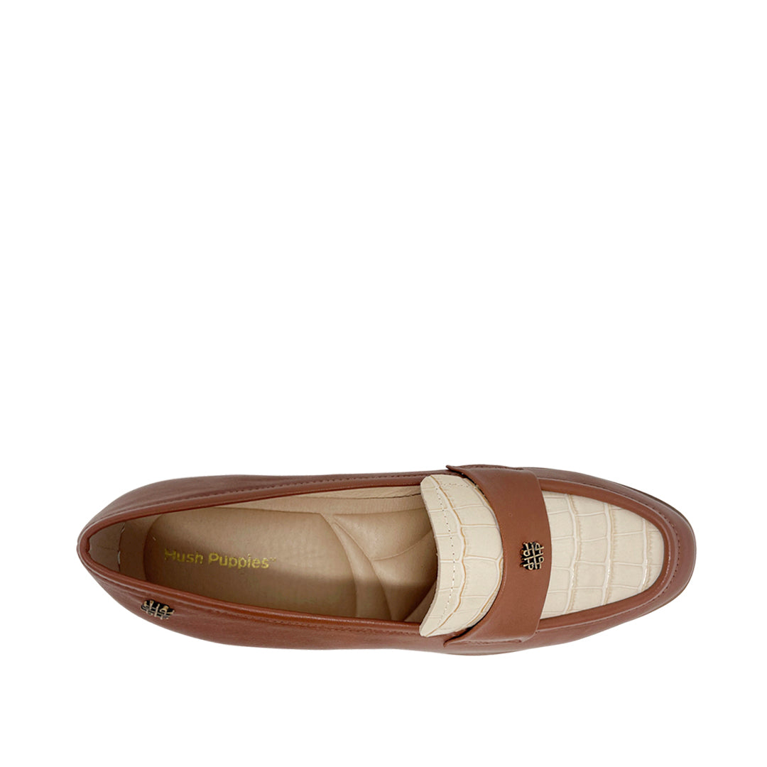 Mocasines Eleonora 3 para mujer color tan