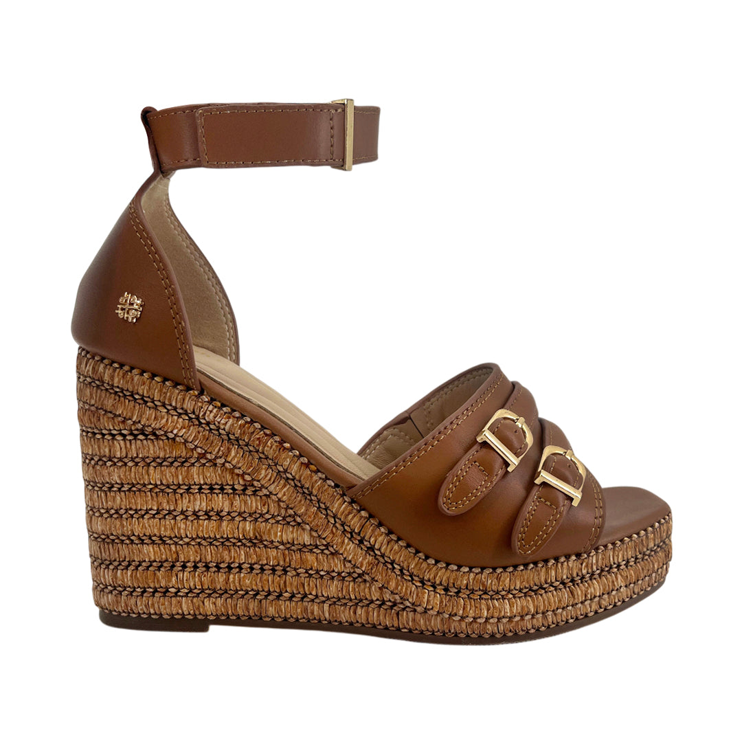 Sandalias de cuña Cleo 2 para mujer color tan