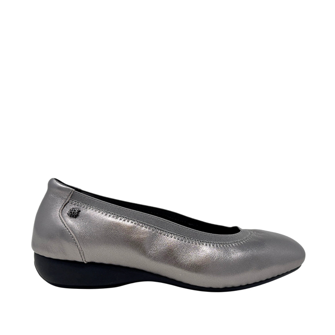 Ballerinas Samarah para mujer color plateado