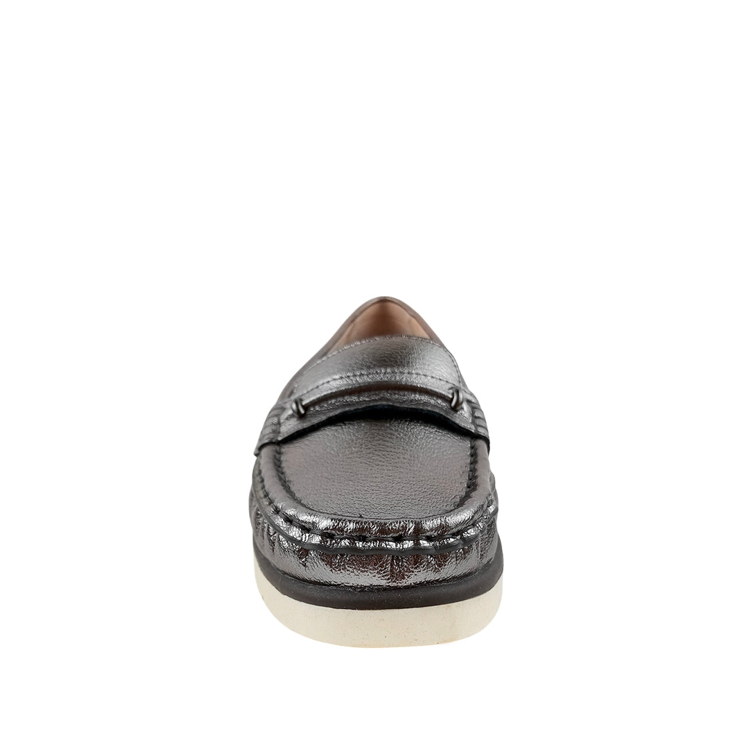 Mocasines Andrea para mujer color pewter