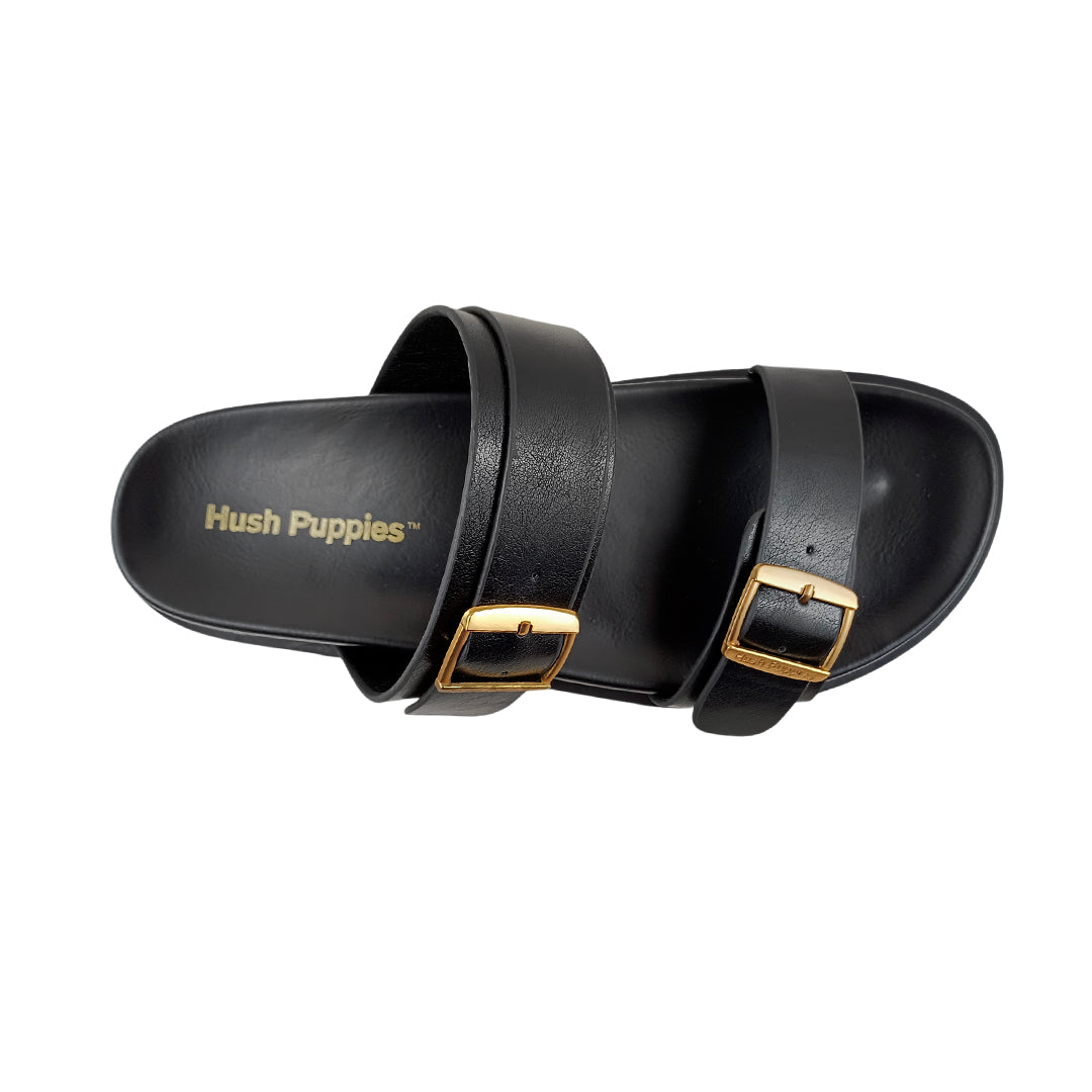 Sandalias flats Darci 3 para mujer color negro