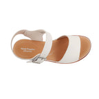 Sandalias flats Robertha para mujer color hueso