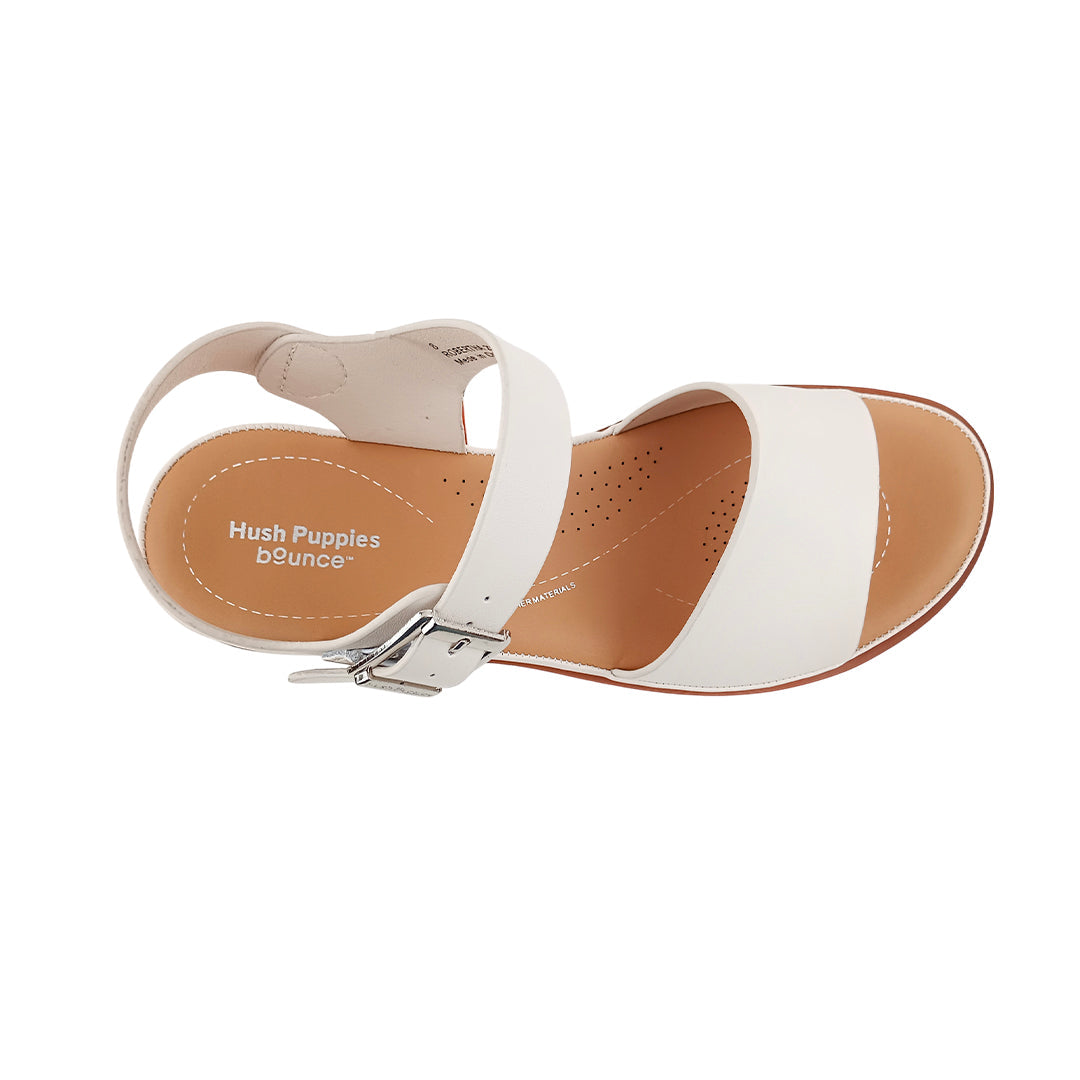 Sandalias flats Robertha para mujer color hueso