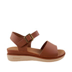 Sandalias flats Robertha para mujer color tan