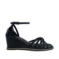Sandalias de cuña Nathy para mujer color negro