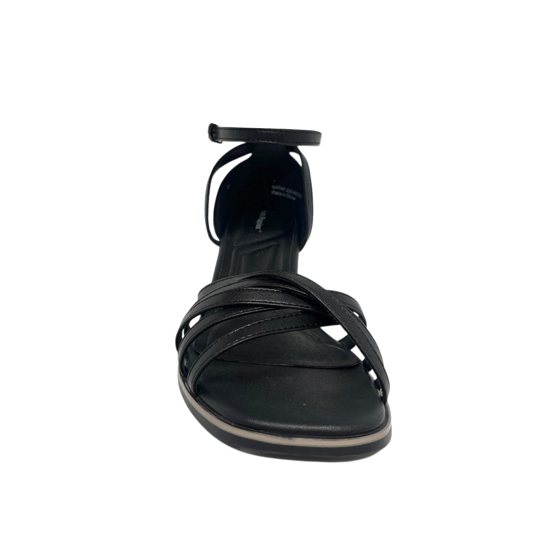 Sandalias de cuña Nathy para mujer color negro