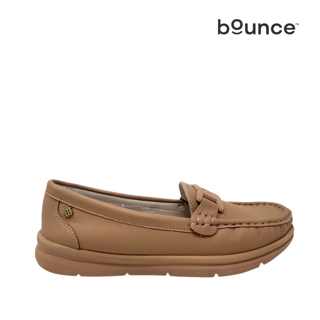 Mocasines Josephine para mujer color beige