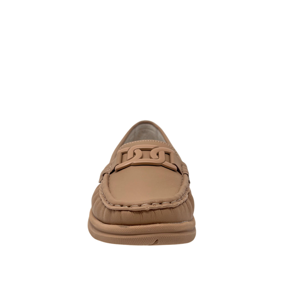 Mocasines Josephine para mujer color beige