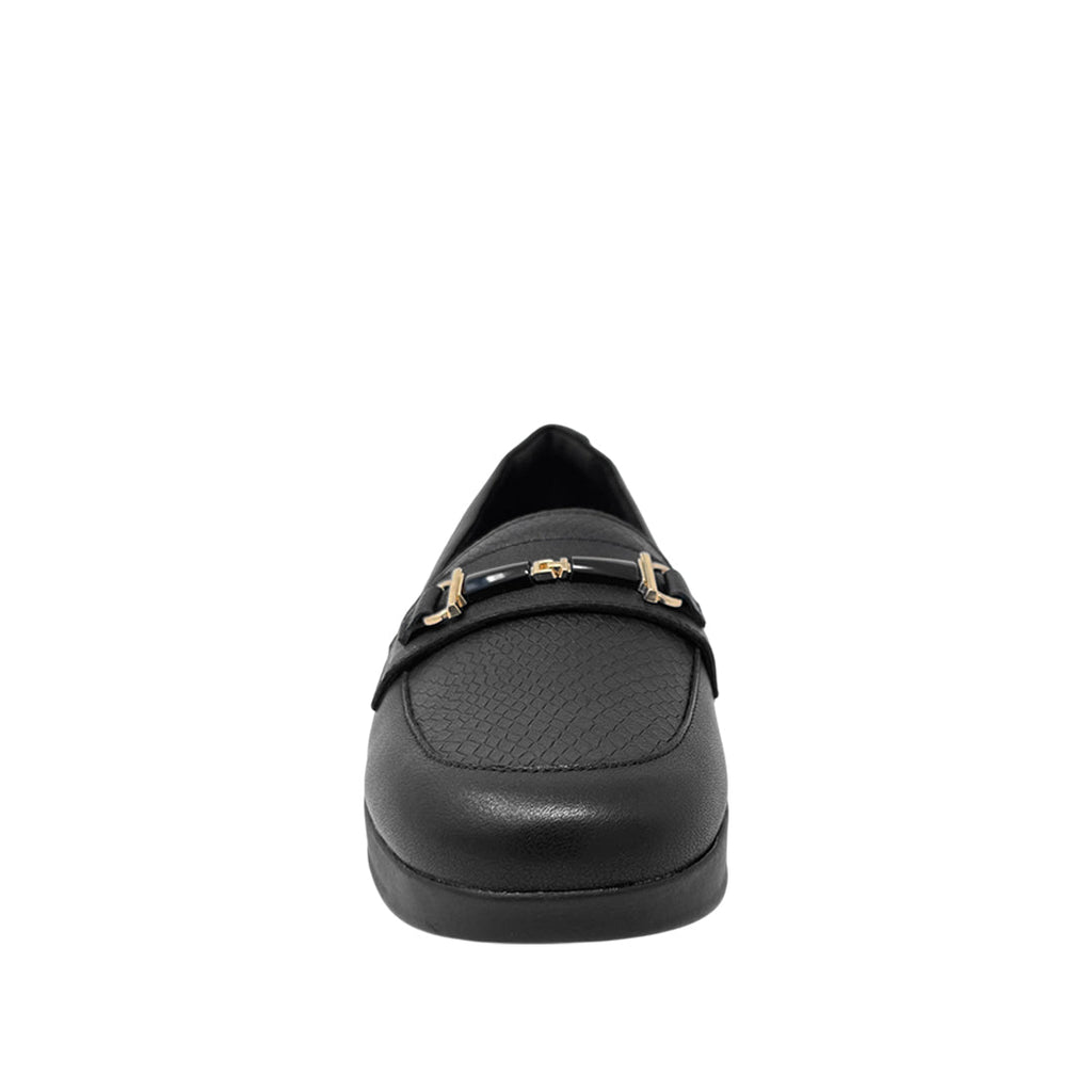 Mocasines de cuña Maritzza para mujer color negro