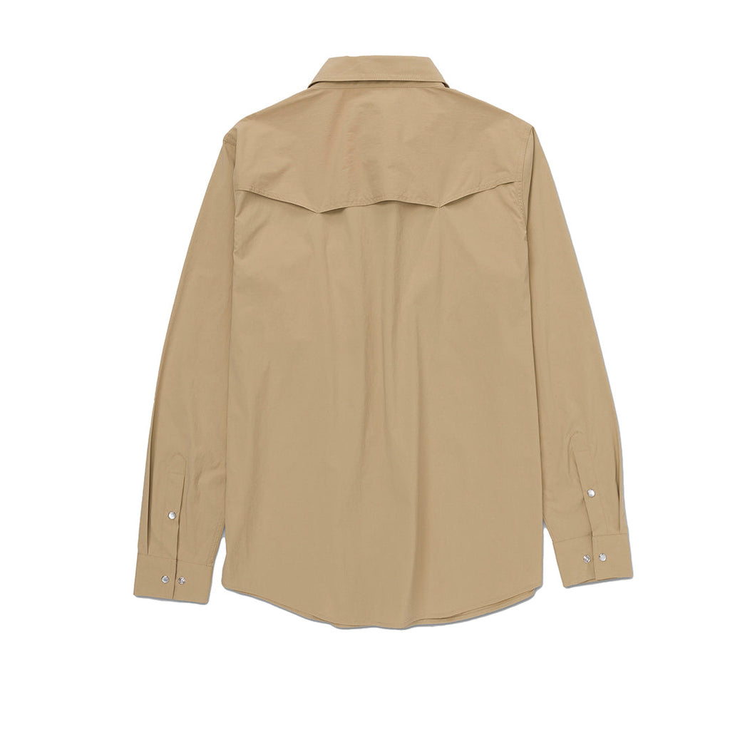 Camisa Western para hombre color khaki