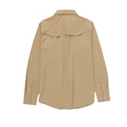Camisa Western para hombre color khaki