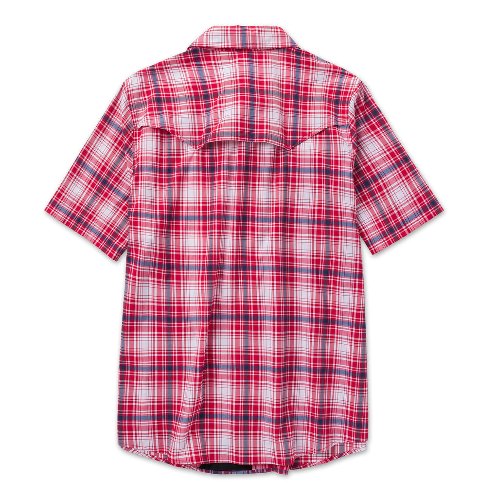 Camisa Western para hombre color rojo