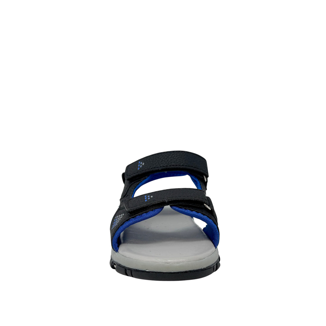 Sandalias Weber para niño color negro y azul