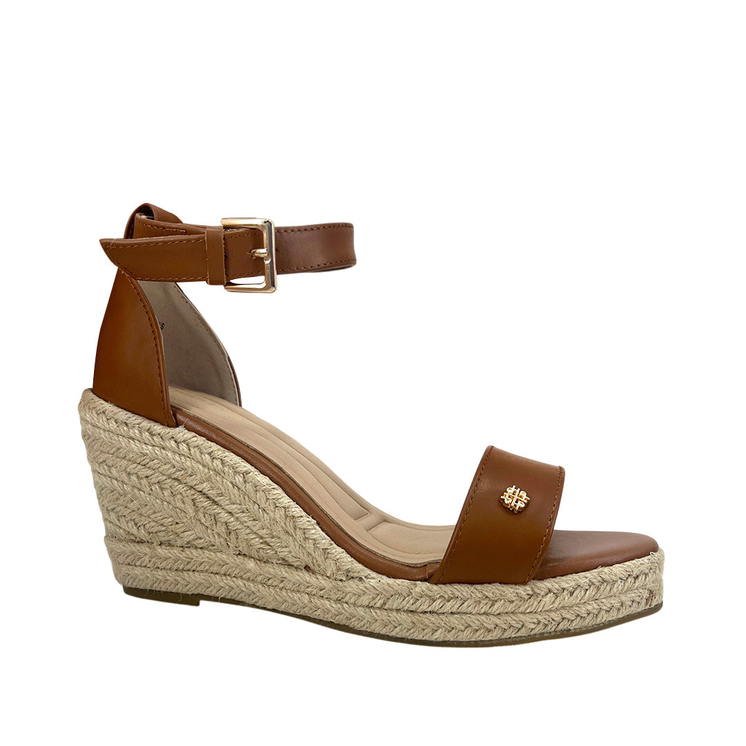 Sandalias de cuña Priyanka 2 para mujer color café