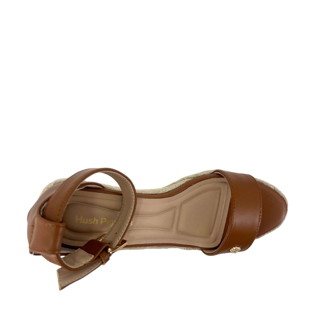 Sandalias de cuña Priyanka 2 para mujer color café