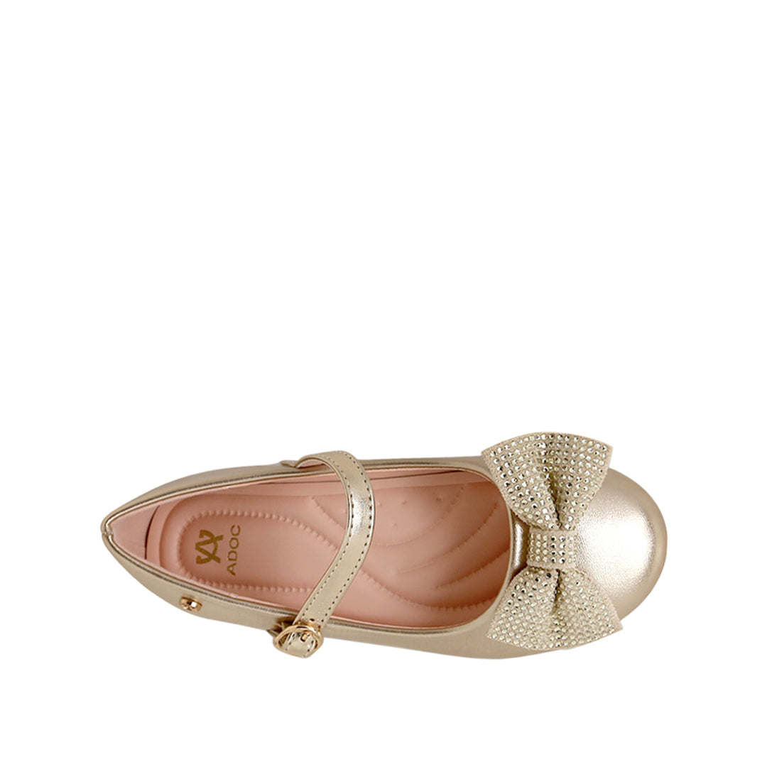 Ballerinas Zarina para niña color dorado