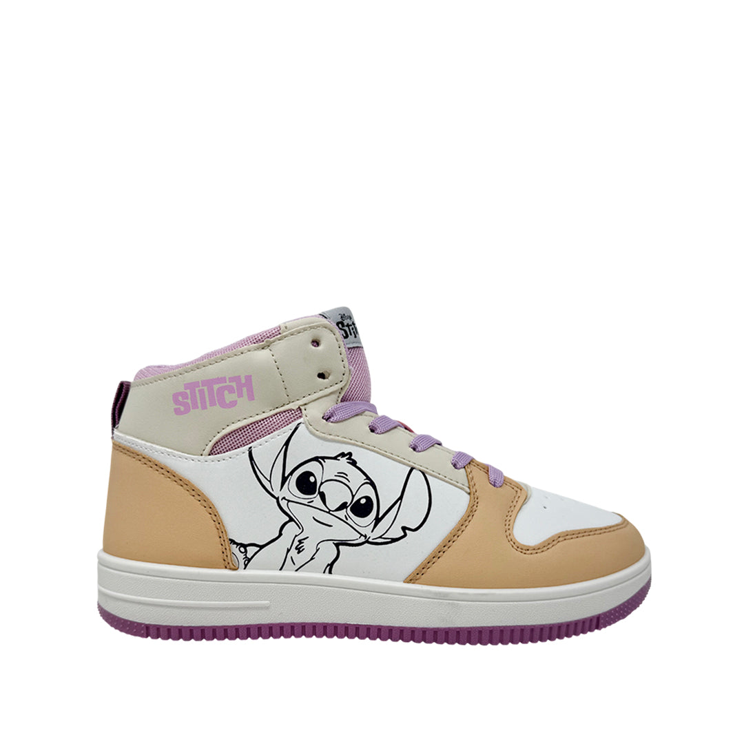 Sneakers tipo botín Stitch para mujer color multi
