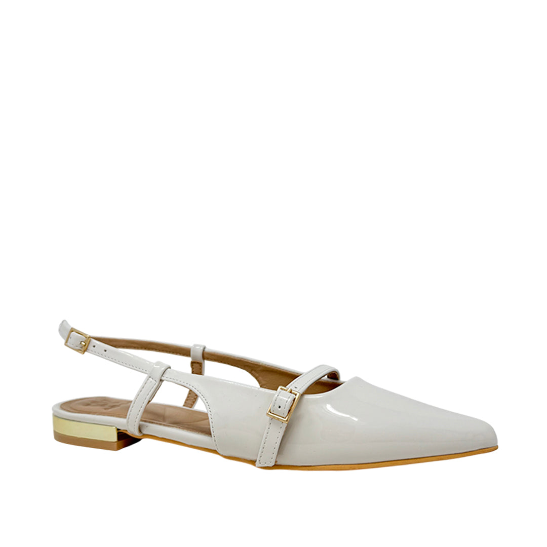 Ballerinas Sabina para mujer color hueso